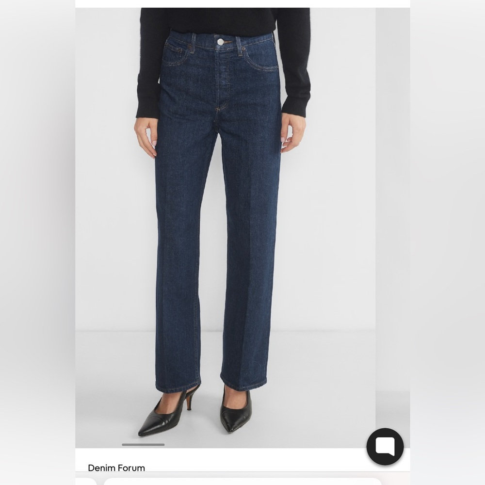 Denim Forum Arlo High Rise Straight Jeans